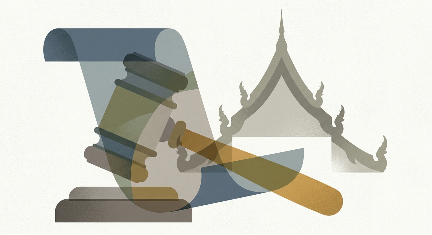 The Thai Parliament building where new legislation is debated