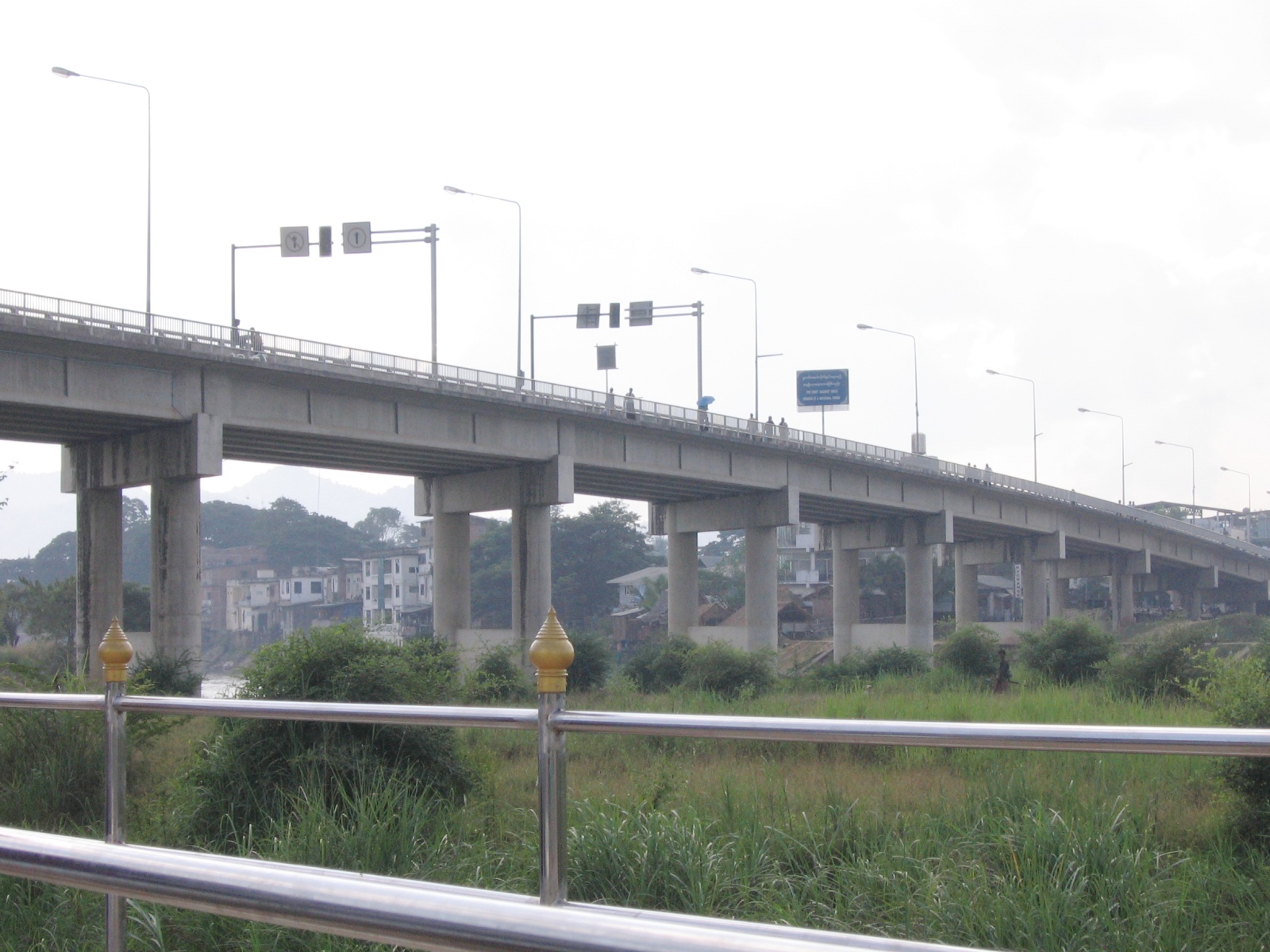 Thai-Myanmar border region where scam compounds operate