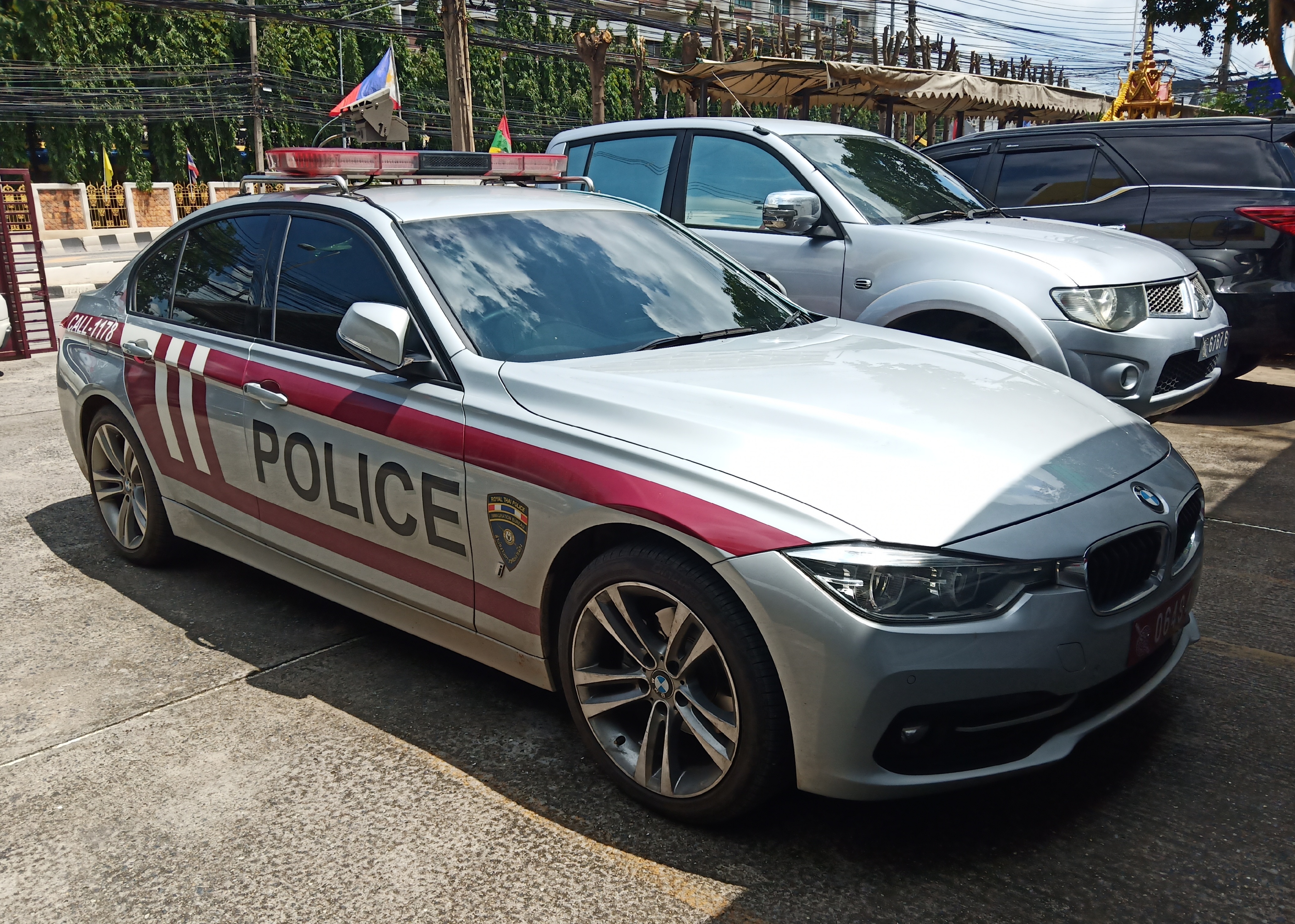 Thai immigration officers at a checkpoint