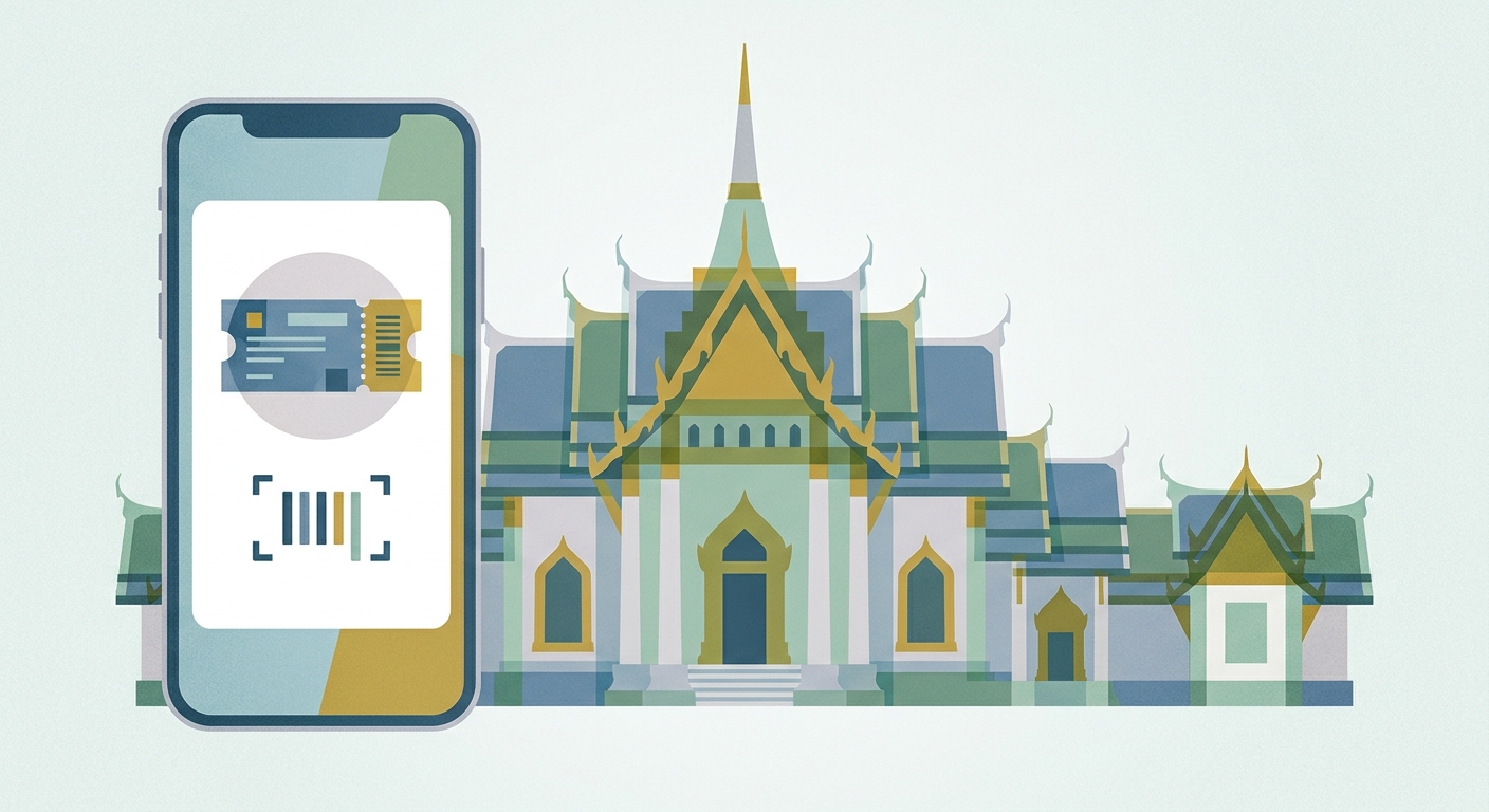 A Thai land office building where property transactions take place.